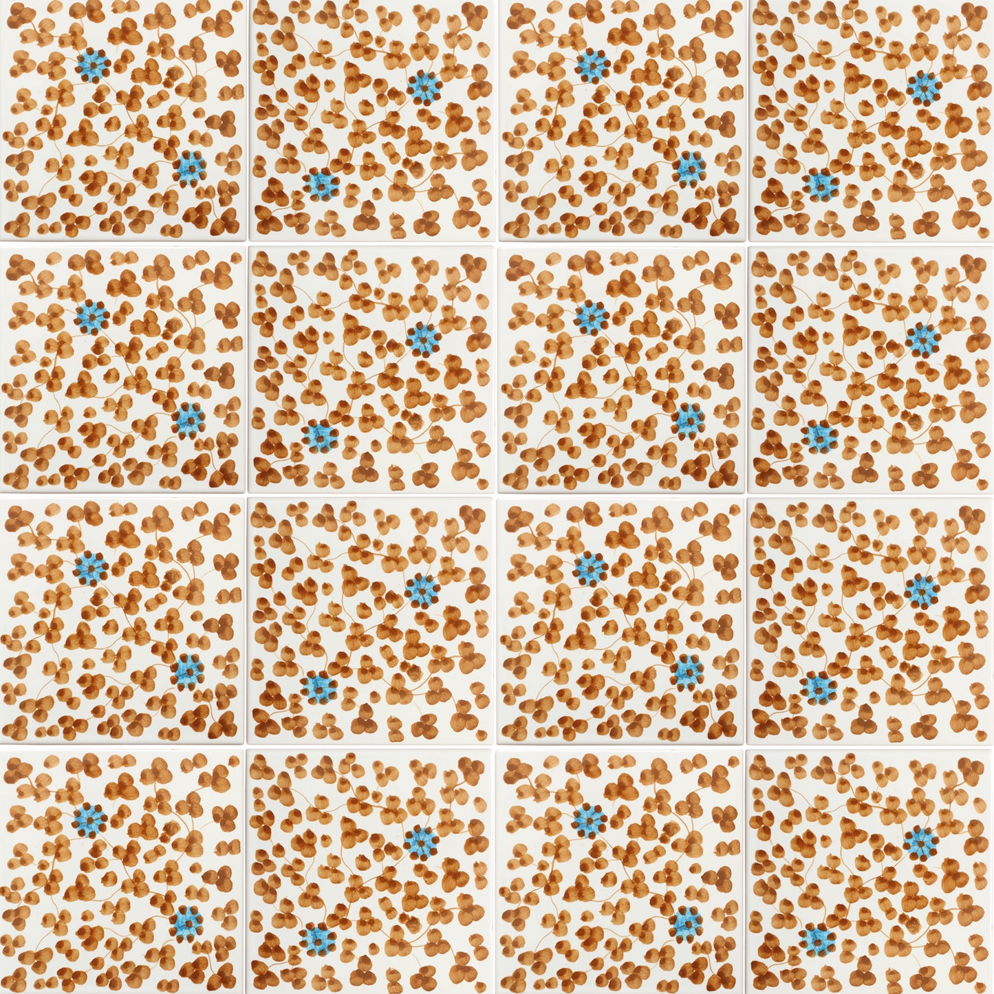 Hand painted Arabesque tiles