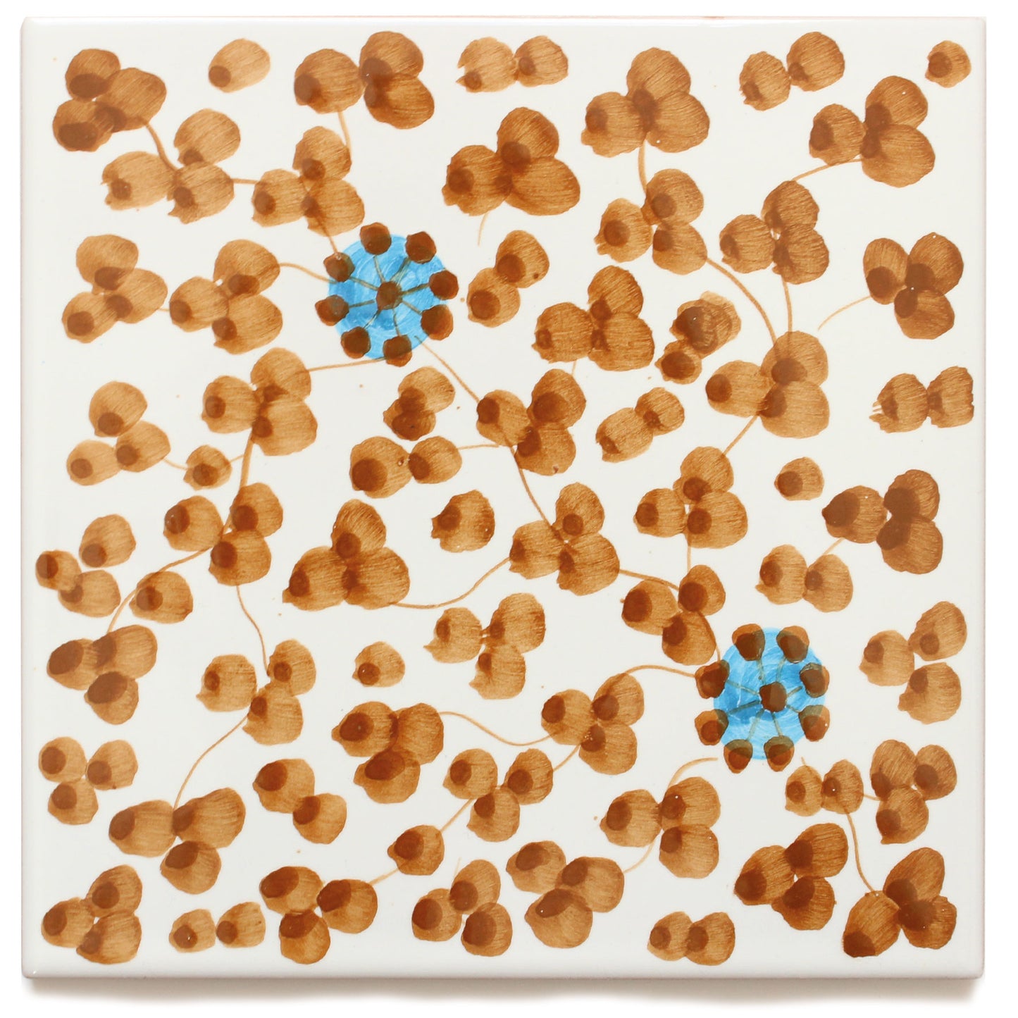 Hand painted Arabesque tiles