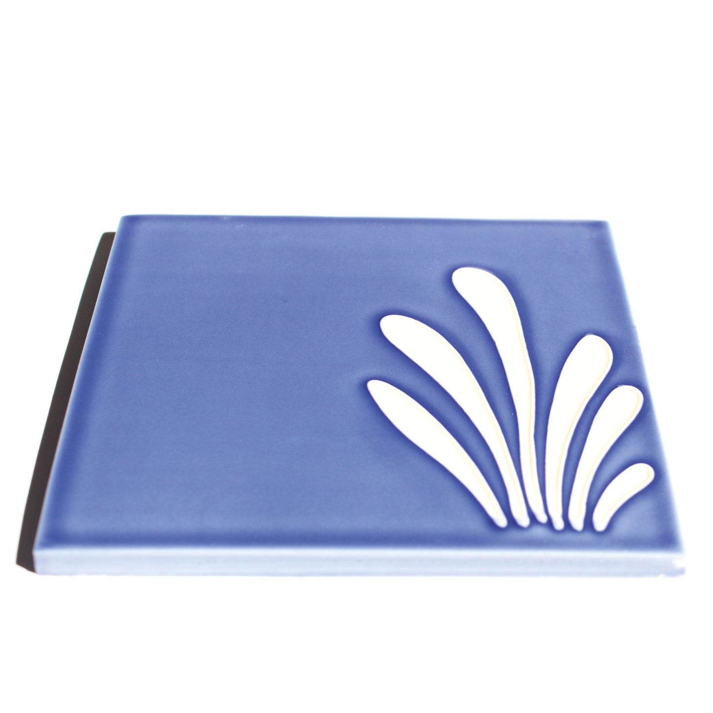 Spray hand painted tiles in Ocean