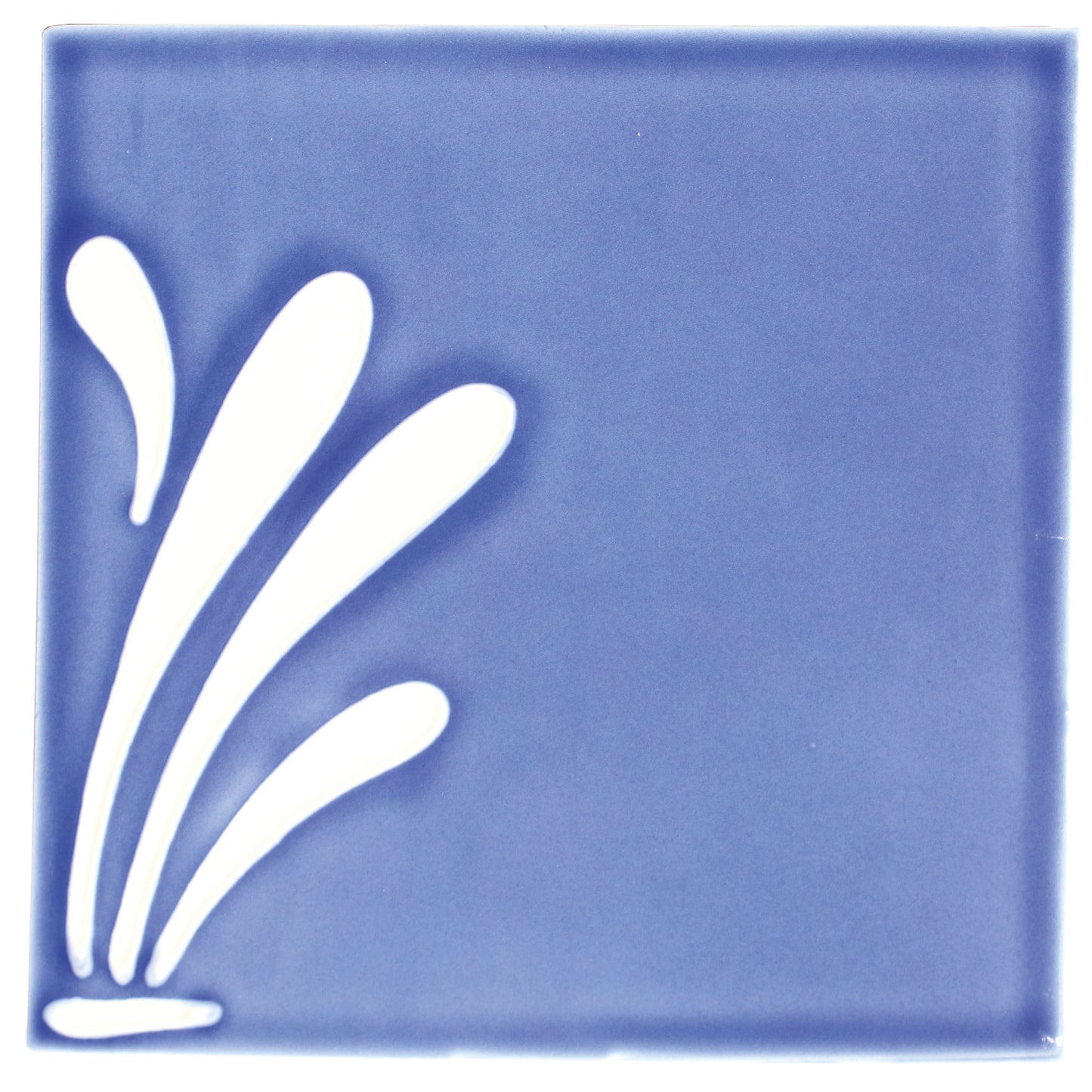 Spray hand painted tiles in Ocean