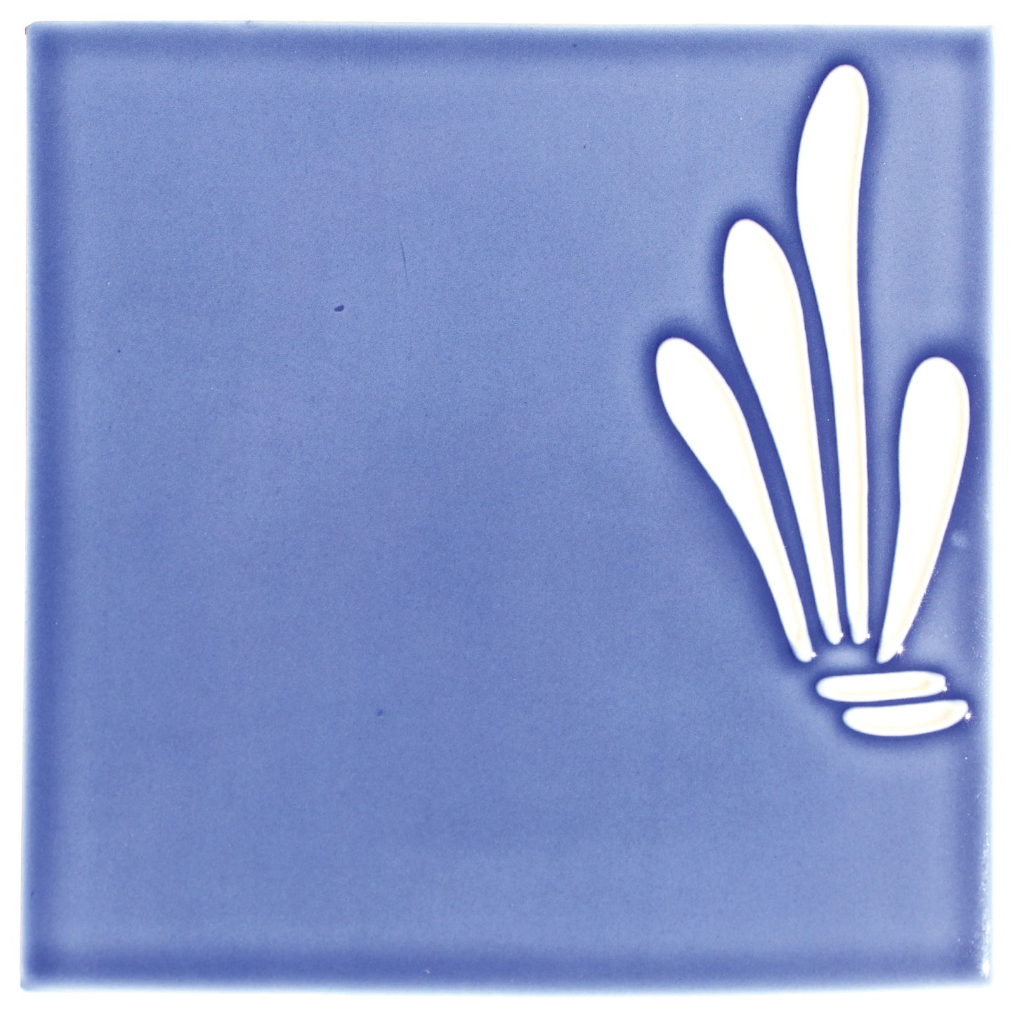 Spray hand painted tiles in Ocean