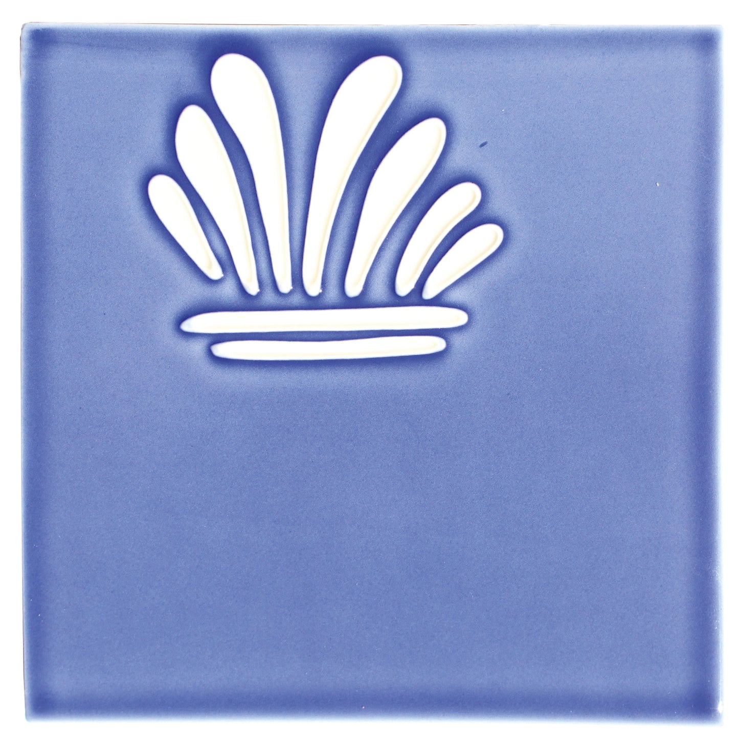 Spray hand painted tiles in Ocean