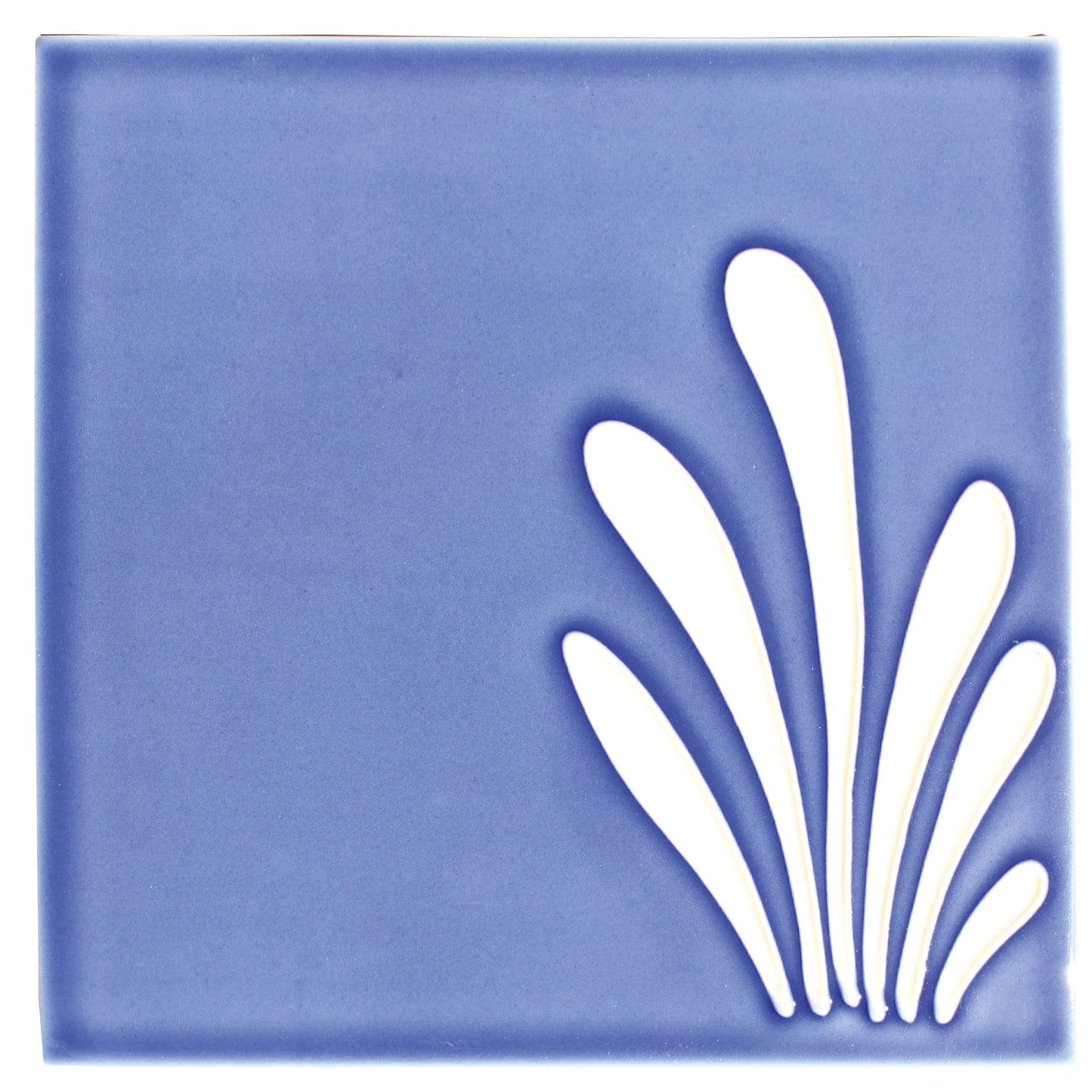 Spray hand painted tiles in Ocean