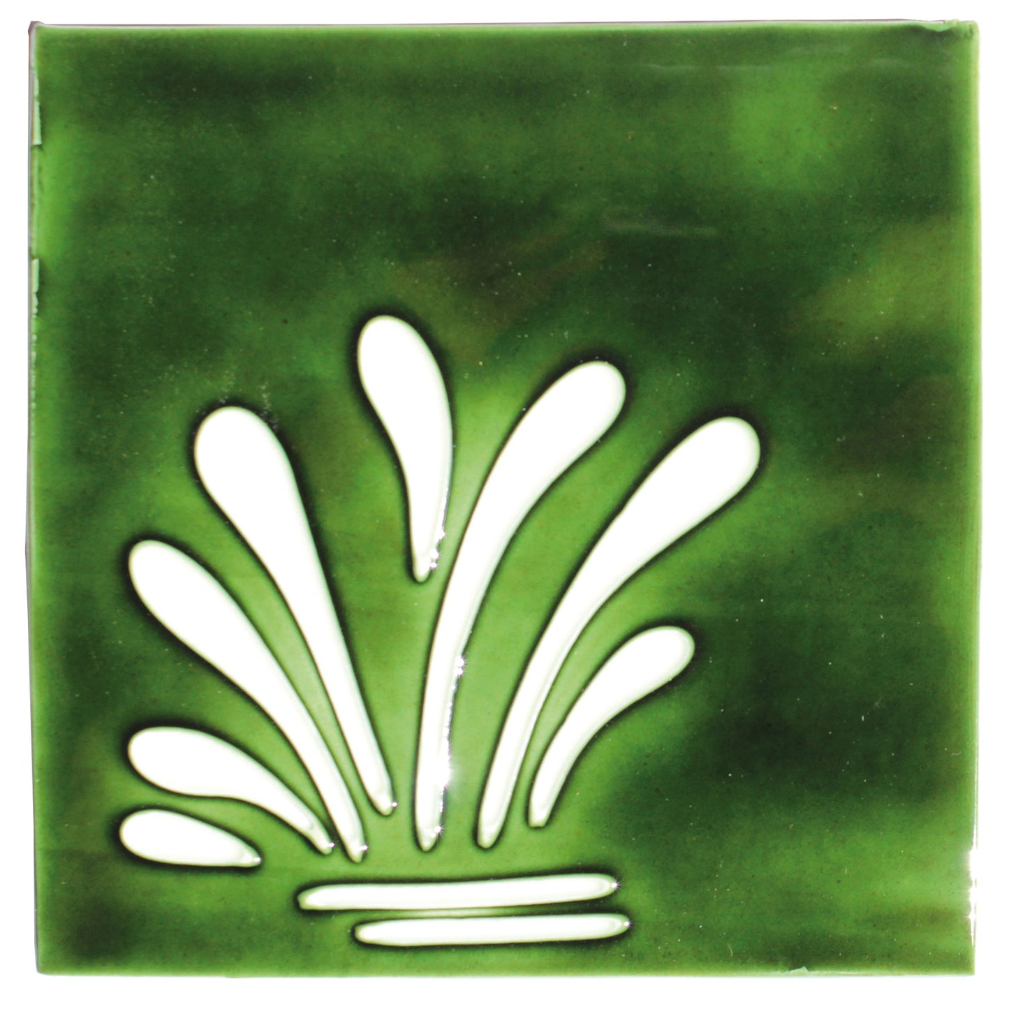 Spray hand painted tiles in Holly