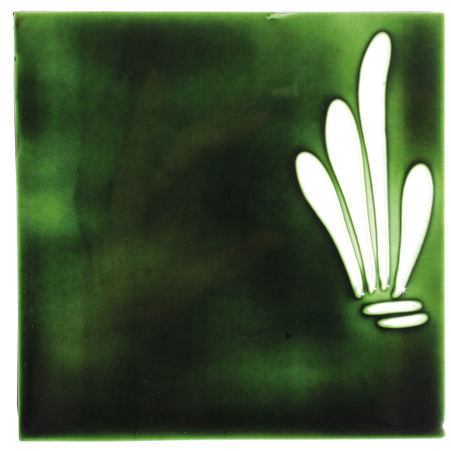 Spray hand painted tiles in Holly