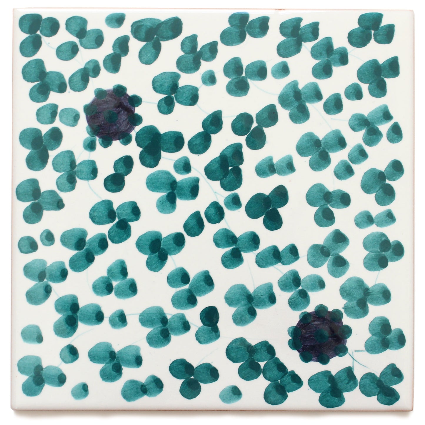 Hand painted Arabesque tiles