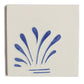 Spray hand painted tiles in Blue