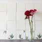 Pomegranate hand painted tiles in Pine