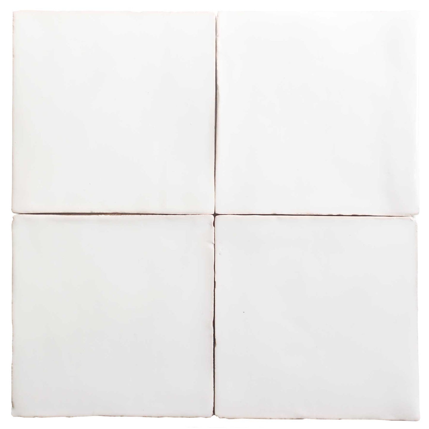 Off-White Glazed Terracotta Tile
