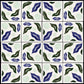 Ripple hand painted tiles